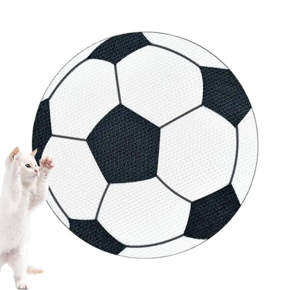Scratching Pad For Indoor Cats Scratching Mat Corrugated Paper Wall Scratchers Pet Supplies Panda Cactus Football Ghost Pattern