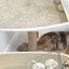 Stainless Steel Cat Litter Shovel Wooden Handle Shovel Easy To Clean Good-Looking Reduce Dust Suitable For Small Dog Toilets