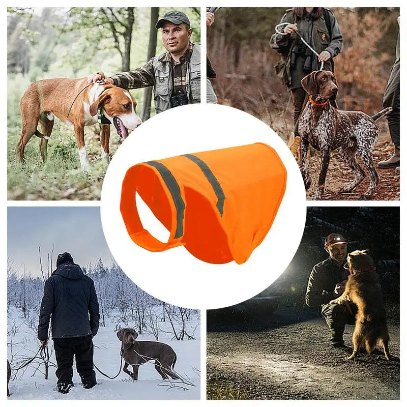 Dog Safety Vest Reflective Dog Vest Night Safety Fluorescent Dogs Clothes Safety Vest Outdoor Training Running Vest Pet Supplies