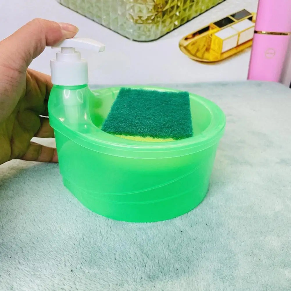 Kitchen Integrated Dishwashing Liquid Dish Towel Storage Press Box Soap Box Dishwashing Pot Soap Dispenser Storage Neat