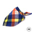 Plaid Cat Dog Bandana Pet Puppy Soft Cotton Bandanas Handkerchiefs Scarfs Triangular Bandages Accessories for Kittens Puppies