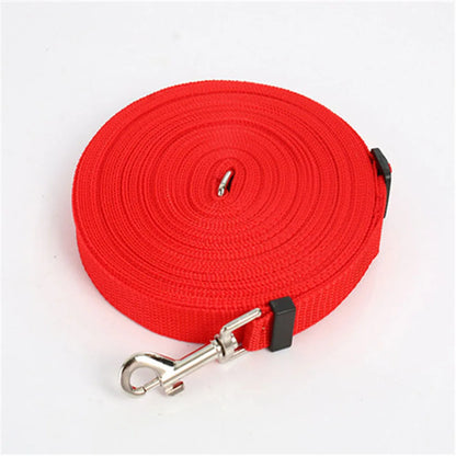 Long Dog Training Leash Tracking Line Puppy Obedience Recall Training Agility Lead 10m 20m 30m 50m Leash for Play Camp Backyard