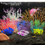 Artificial Underwater Coral Aquarium Fish Tank Simulation Decoration Aquarium Backgrounds Plants Water Flower Beautiful New