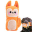Chew Toys For Dogs Soft Cartoon Plush Dog Teethers Chew Toys Relaxing Sensory Toys Interactive Elastic Pet Toys With Sound For