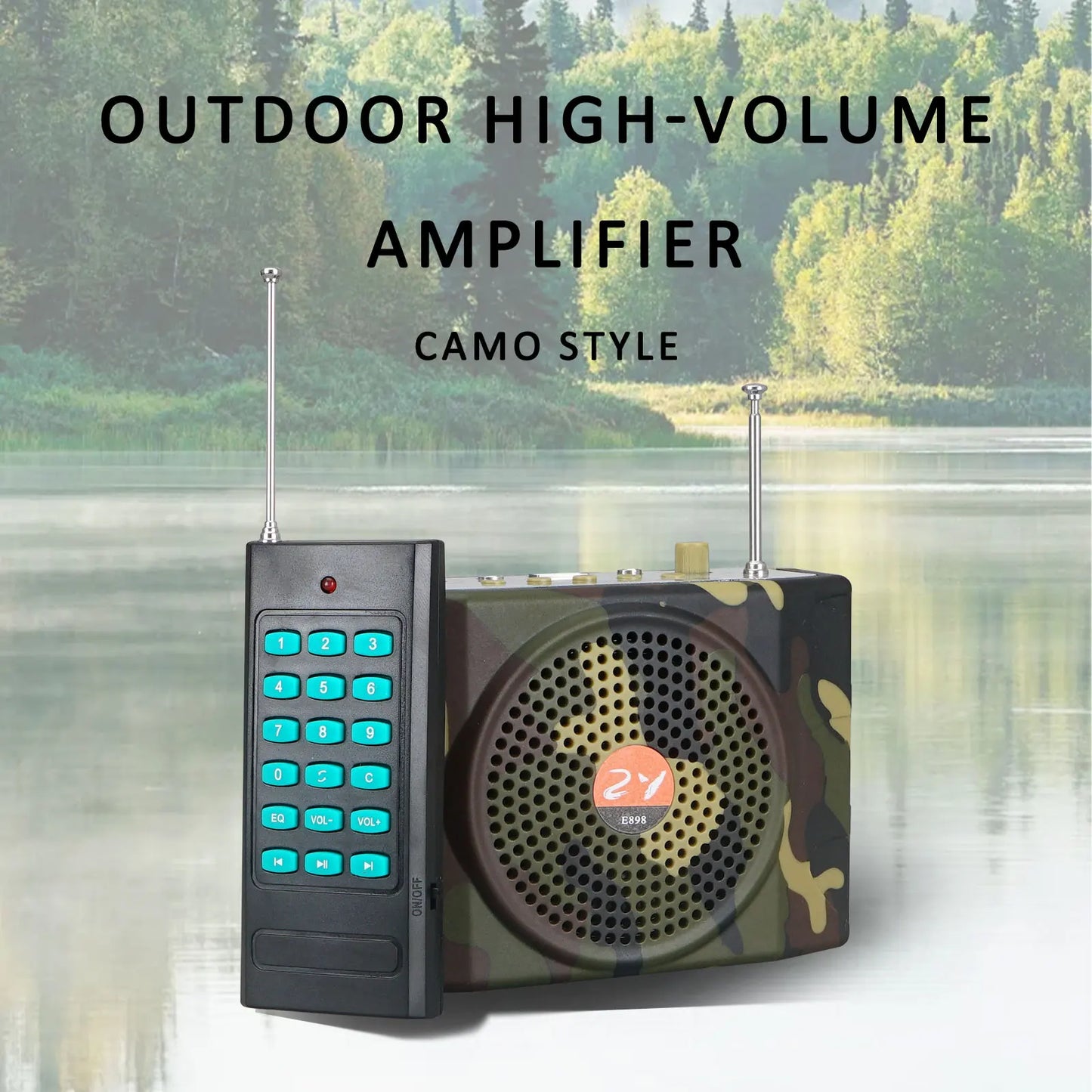 E898 hunting wireless speaker animal bird-to-bird portable speaker Bluetooth remote control about 1000 m large capacity battery