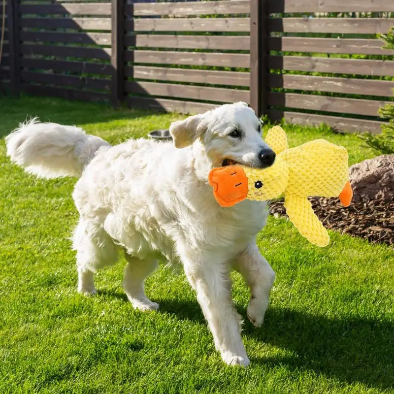 Pet Plush Toy Dog Calming Duck Stuffed Duck Toys Chew Toy Fun Dogs Interactive Toy Squeaky For Puppy Pet Teeth Pet Supplies