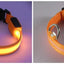 LED Dog Collar USB Rechargeable - Bright & High Visibility Lighted Glow Collar for Small Medium Large Breeds Pet Night Walking