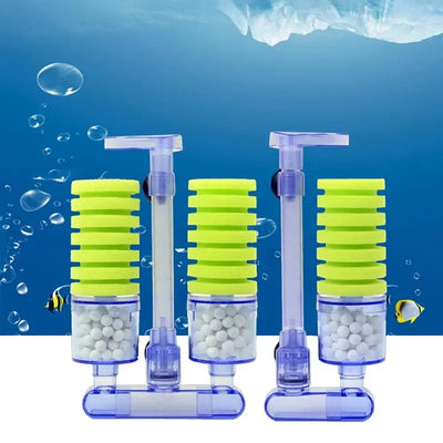 Aquarium Filter for Aquarium Fish Tank Air Pump Skimmer Biochemical Sponge Filter Aquarium Bio Filter Filtro Aquario Hot Selling