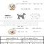 Cute winter dog clothes, warm puppy sweaters, wool grain color block traction vests, warm clothes for small and medium-sized dog