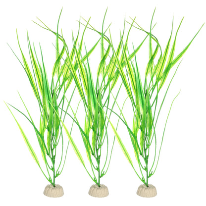 UXCELL 3/4/5/6/8/9 Pcs Artificial Aquarium Plants Grass Water Weeds Ornament Fish Tank Plant Flower Grass Decor Accessories