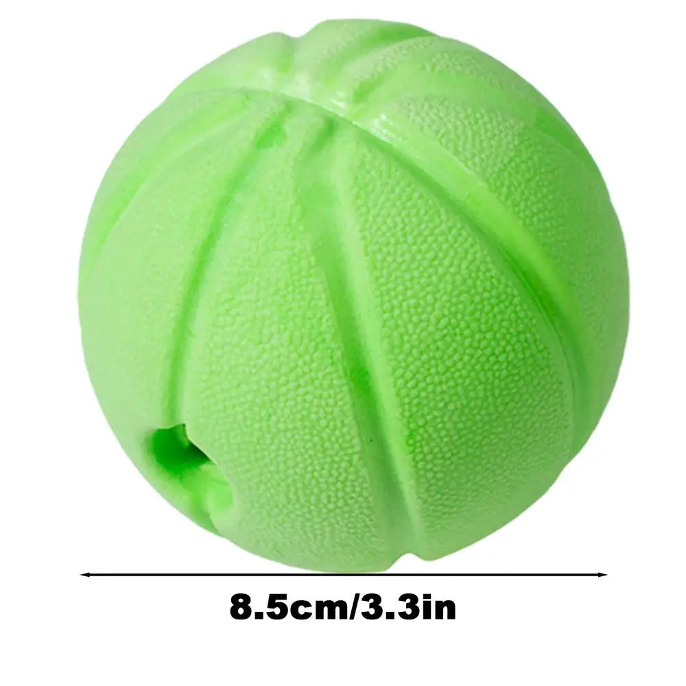 Pet Toys Dog Chew Toys Tooth Cleaning Treat Squeaky Ball Extra-tough Interactive Ball Puppy Food Leaking Pet Sound Ball Toy