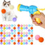 Cat Toys Interactive Launch Training Toy For Pet Kitten Creative Mini Shooting Gun Games Stretch Plush Ball Toys Pet Supplies