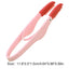 Dog Eye Comb Silicone Brush Head Pet Comb For Tear Stains With Anti-Slip Handle Durable Dog Eye Booger Remover Soft for Pets
