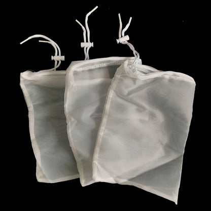 200 Mesh Nylon Filter Net Bag Acquarium Bio Ball Carbon Media Isolation Bags Food Filter Strainers Mesh Kitchen Strainer Bags