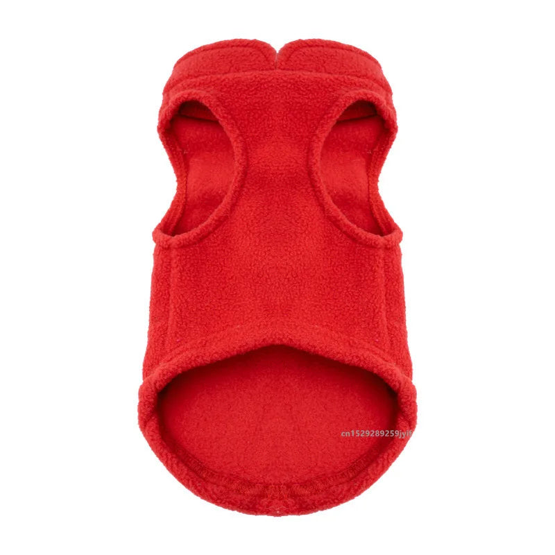 Winter Warm Dog Clothes Pet Jacket Vest with D-Ring For Small Dogs Cats Clothing French Bulldog Costumes Chihuahua Coat