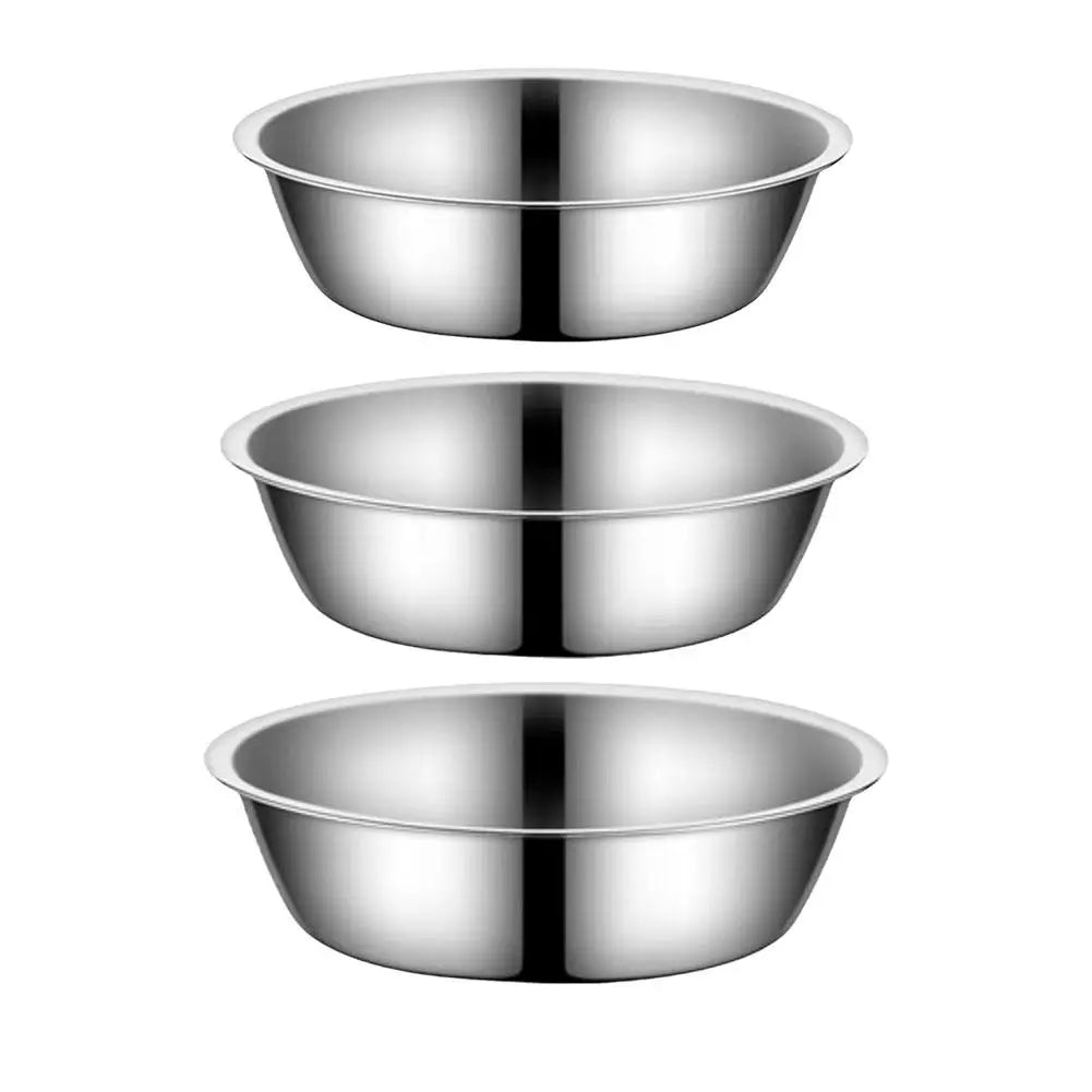 Stainless Steel Pet Bowl, Dog And Cat Food Bowl, Thickened Non-slip Bowl, Anti-fall, Not Easy To Deform, Easy To Clean 1pcs