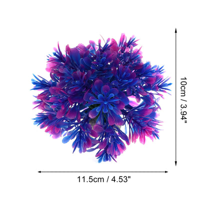 UXCELL Aquarium Artificial Plastic Lawn Water Weeds Ornament Grass for Fish Tank Landscape Plants Decoration Accessories