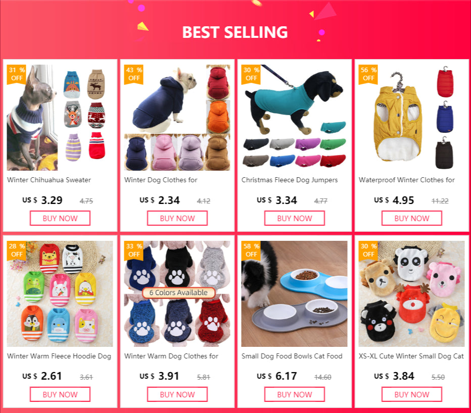 Warm Chihuahua Clothing Jacket Dog Winter Jacket for York Small Large Dog & Puppy Winter Bulldog Clothes Dog Coat Pet Clothes