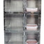 Hot Selling 304 Stainless steel high end cat cage with independent cat toilet