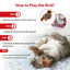 GiGwi Sound Bird Toy Cat Feather Toys Cat Feather Toys Interactive Cat Toy With Sounds Sound Toys Brown Bird, Hedgehog, Mouse