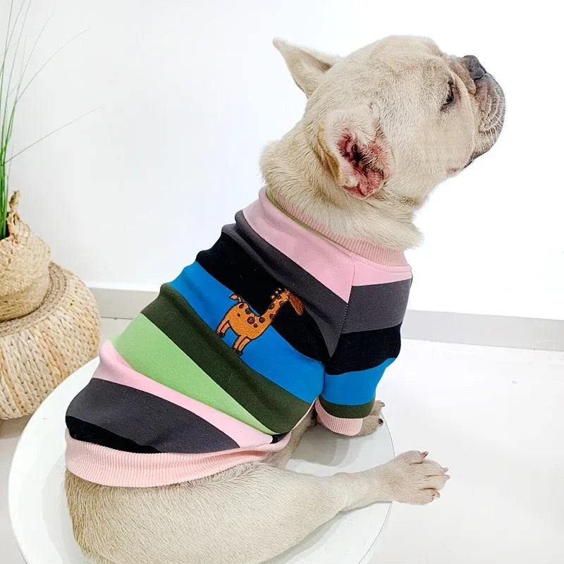 Parent-child Wear Pet Clothes  Puppy Clothes  Dog Costume  Dog Clothes for Small Dogs Printing Autumn and Winter
