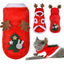 Christmas Pet Clothes Dog Cat Hoodies Autumn Winter Warm Coat for Small Medium Dogs Jacket Sweater Puppy French Bulldog Clothing