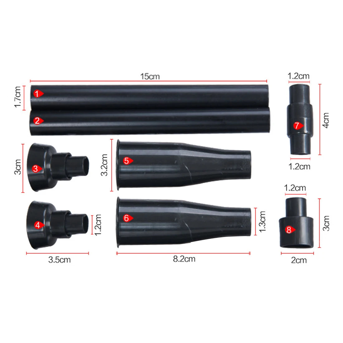 UXCELL Aquarium Pump Outlet Return Pipe Plumbing Fitting Flare Duckbill Nozzle 5/8" Water Duckbilled Tools Fish Tank Accessories