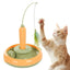 Electric Cat Toy Funny Cat Toys Cat Feather Teaser Multifunctional Indoor Cat Interactive Toy Reusable Electric Kitten Playing