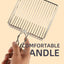 Stainless Steel Cat Litter Shovel Wooden Handle Shovel Easy To Clean Good-Looking Reduce Dust Suitable For Small Dog Toilets