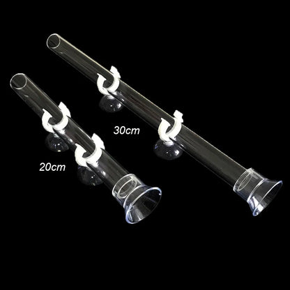 Acrylic Aquarium Feeder Tube Dish Transparent Fish Tank Shrimp Snail Shrimp Food Feeder Bowl Aquarium Feeding Accessories