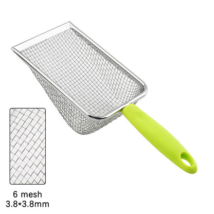 Cat Litter Scoop Metal Cat Litter Shovel Comfortable Handle Scoop For Cats Toilet Cleaning Tools Stainless Steel Cats Shovel