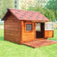 Outdoor Solid Wood Labrador Kennel Waterproof Small Medium Large Dog Cage Golden Retriever Teddy Kennel