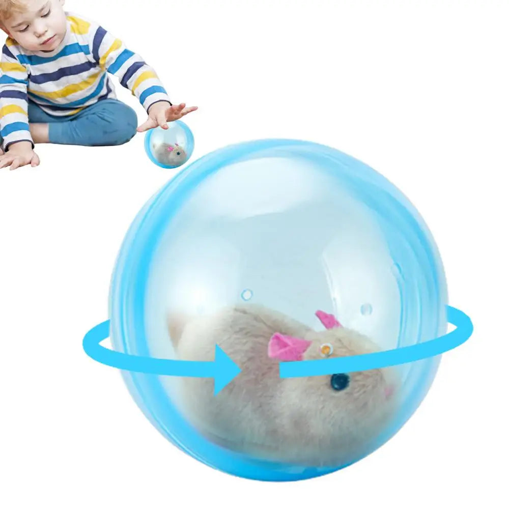 Rolling Ball Dog Toy Electric Hamster Running Rolling Toy Rolling Learning Cats and Dogs Toy Crawl Artifact Pet Rotating Toy