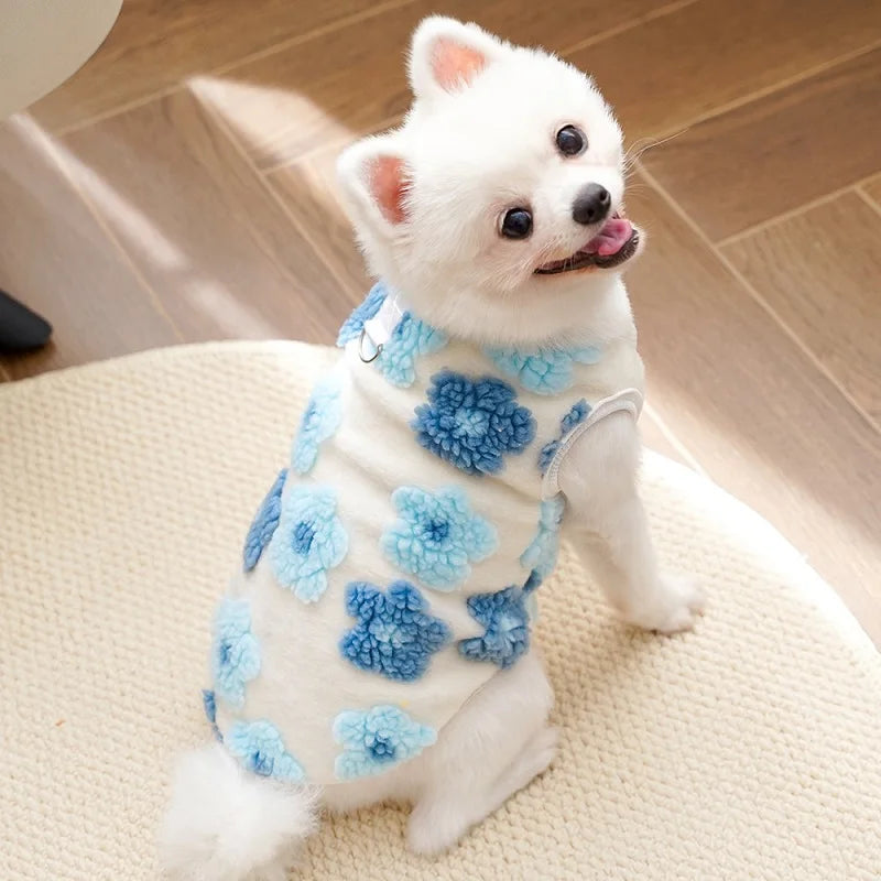 Puppy Warm Hoodies Fleece Dog Jacket Pet Letter Winter Dog Clothes Chihuahua Poodle Bichon Accessories Cat Coat Dog Pullover