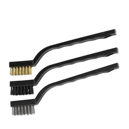13cm Steel Wire Brush Aquarium Algae Cleaning Brush Nylon Brush Aquarium Cleaner Fish Tank Stain Cleaning Tools Accessories 3pcs