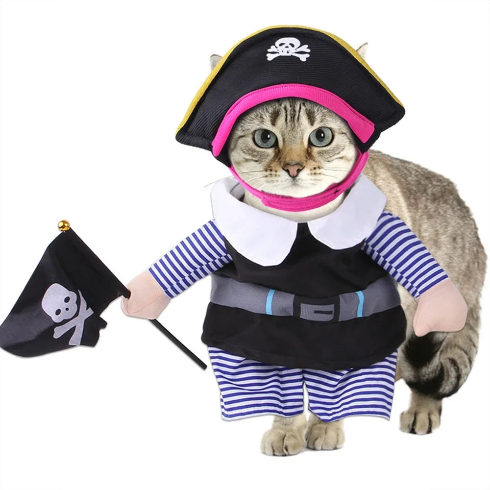 Halloween Dog Clothes Funny Pet Dogs Cosplay Costumes Set Christmas Dog Costume Comical Outfits for Pet Cat Puppy Party Clothing