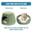 Covered Cat Bed Semi-Closed Pet Tent House Small Dog Puppy Sleeping Beds With Removable Washable Pillow Cushion Pad