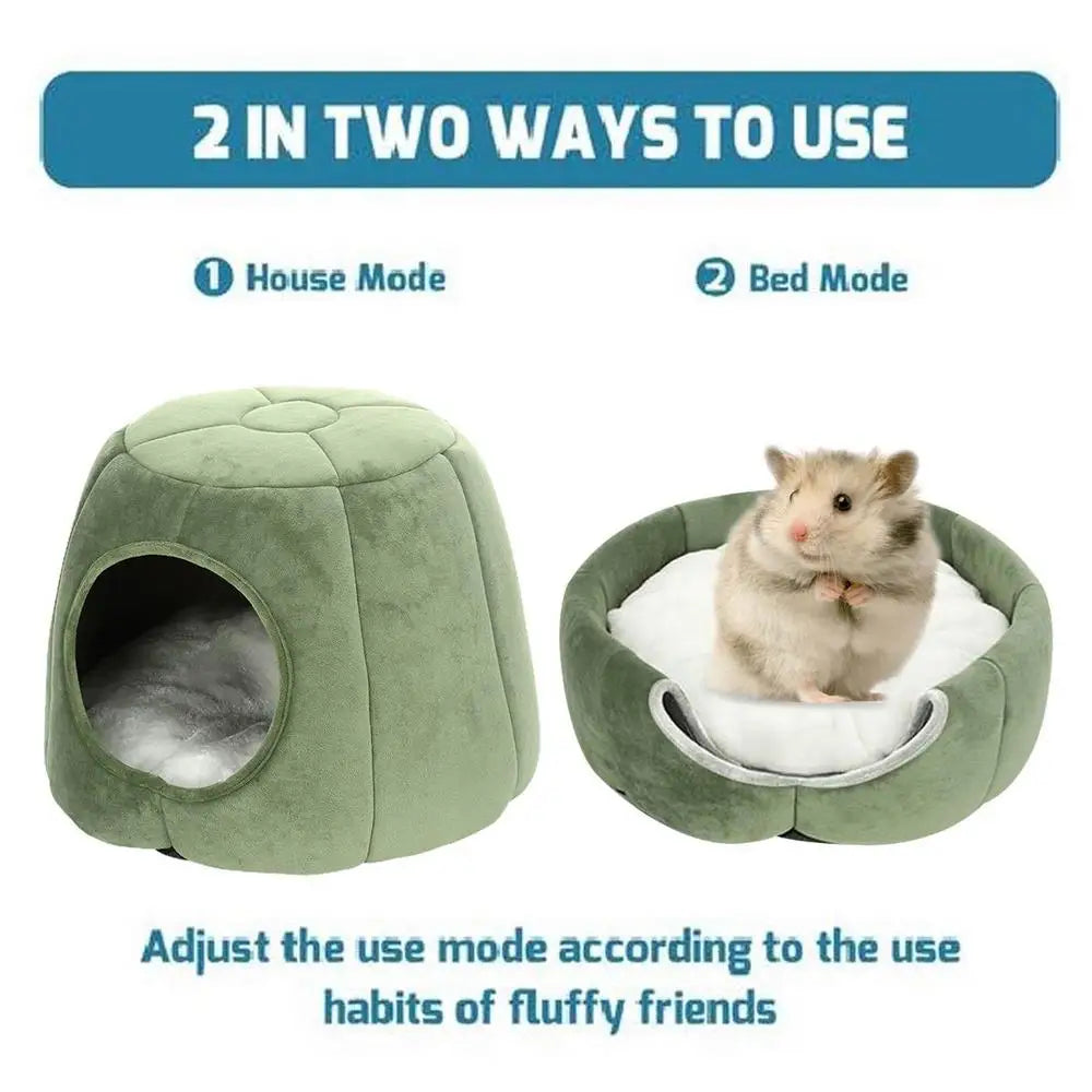 Covered Cat Bed Semi-Closed Pet Tent House Small Dog Puppy Sleeping Beds With Removable Washable Pillow Cushion Pad