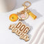 Dog Mama KeyChain Shiba Inu Golden Retriever Husky KeyRing Women Man Accessories Jewelry Bag Pendant Gift