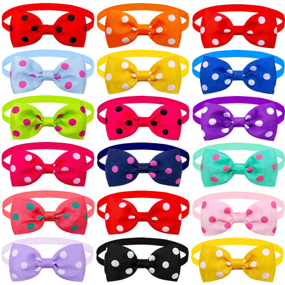20pcs Dog Acccessories Dog Bow Tie  Bulk Dog Collar Bow Dog Bowtie Small Dog Cat Pet Supplies Dog Fashion Accessoreis Bow