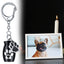 Pets Urn Keychain Paw Print Keyring Cremation Ashes Pendant Cat Cremation Jewelry Pendant Dog Paw Print Keepsake for Cats Dogs