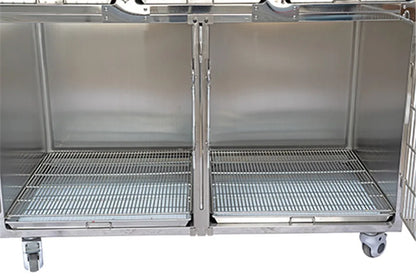 good price vet clinic veterinary Five parts of dog cat cage bank modular cage banks
