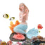 Mermaid Fish Tank Ornament Figurines Miniature Resin Decorations Artificial Aquarium Decor 6 Styles DIY Aquarium Desk Theme