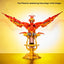 New Magic Movie Fire Phoenix Chinese Fly Divine Beast Building Blocks Bricks Mythical Animal Bird Model Assembled Toy Kid Gifts