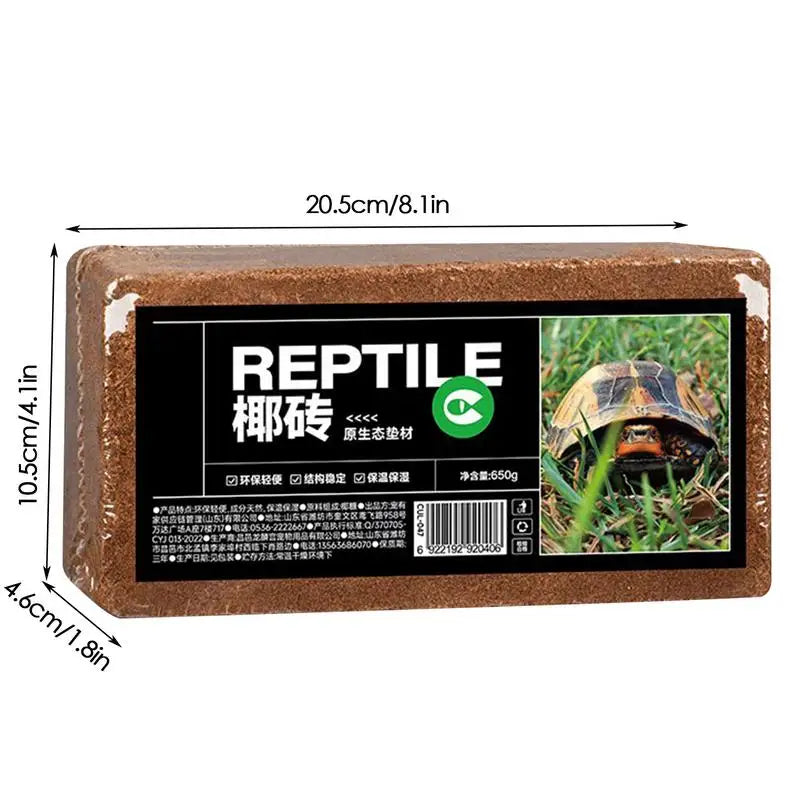 Coconut Substrate For Reptile Coconut Coir Bricks Cocofiber Substrate Reptile Bedding Natural Husk Bedding Moisturizing
