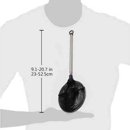 UXCELL Aquarium Fish Net Fishing Fine Net Mini and Shrimp Easy Grip Extendable Stainless Steel Handle Fish Tank Accessories
