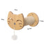 1 Piece Wall Mounted Furniture Shelf Cat Climbing Stairway and Hammock with Sisal Scratching Post for Perch and Sleeping