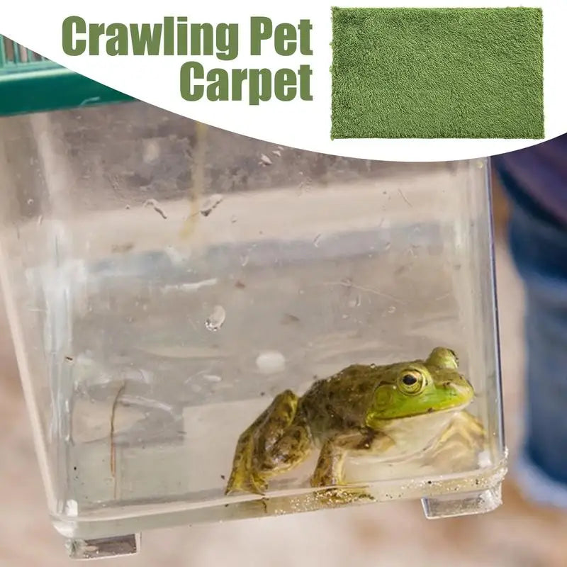 Reptile Carpet Strong Water Absorption Reptile Liner 402*5cm Cuttable Reptile Tile Terrarium Bedding Substrate Liner for Snakes