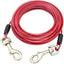 Pet Dog Tie Out Cable for Dogs Up to 125 Pounds 3m 5m 10m Outdoor Dog Steel Cable with Strong Big Hook Stainless Steel Dog Leash
