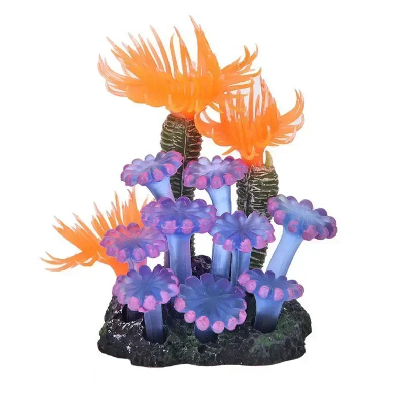 Artificial Underwater Coral  Aquarium Fish Tank Simulation Decoration Aquarium Backgrounds Plants Water Grass Accessories Home
